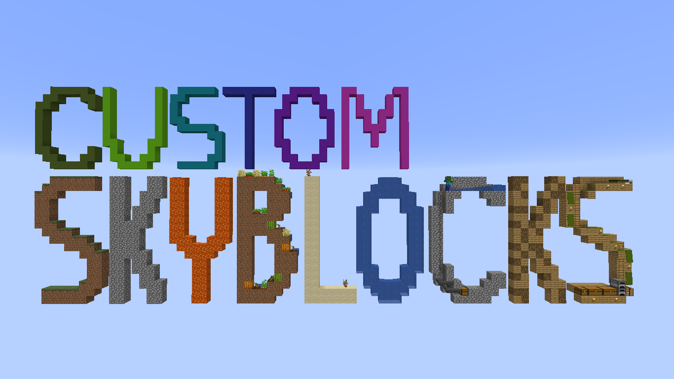 Download Custom SkyBlocks for Minecraft 1.14.4